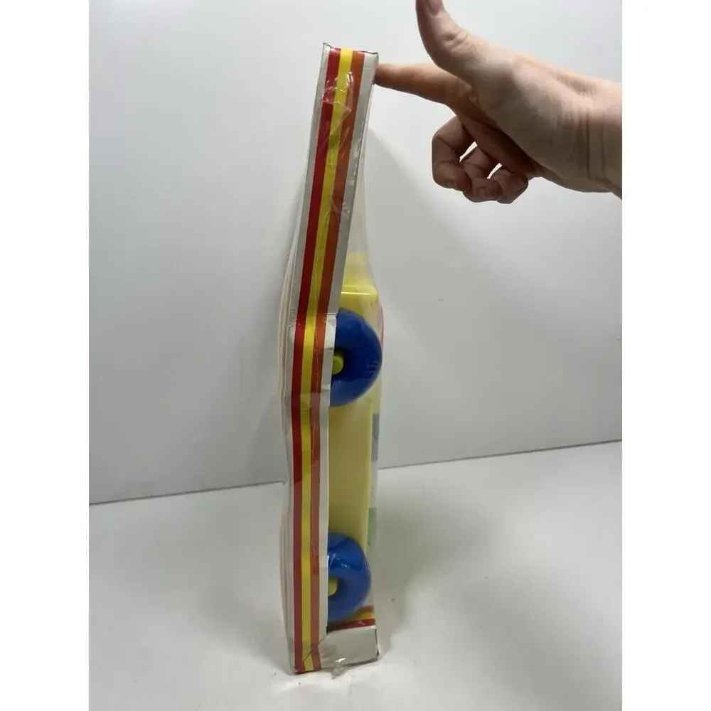 Vintage NOS Amloid Wagon Load O’ Blocks Sealed Plastic Wagon Toy